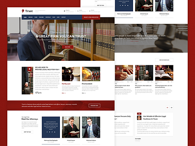 Dark Red Trust - Lawyer & Attorney Business Theme accountant advocate attorneys barrister business consultancy counsel finance justice law lawyer legal adviser legal office solicitor