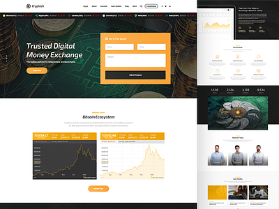 Cryptech ICO Trading bitcoin bitcoin wordpress theme blockchain crypto currency trading cryptocurrency cryptocurrency advisor cryptocurrency investments digital currency ico agency ico consulting litecoin mining online wallet