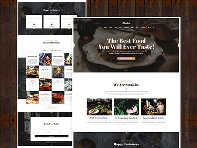 Steak In Home 7 bakery bistro cafe cafeteria coffee cooking food menu opentable parallax pizza recipes reservation restaurant restaurant theme web-design