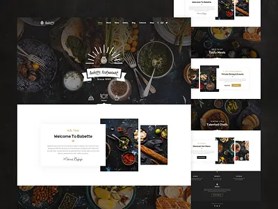 Babette Classic bakery cafe cafeteria coffee opentable parallax pizza responsive restaurant restaurant food restaurant menu restaurant recipes restaurant reservation restaurant shop restaurant wordpress theme web design