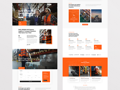 Logisti - Logistics & Transport WordPress Theme cargo corporate courier wordpress theme delivery company delivery service industry logistics company moving company wordpress theme shipment shipping company transport company transport wordpress theme ui ui ux ux design uxdesign web web design webdesign website design