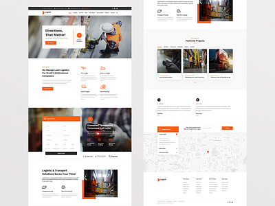 Logisti Classic cargo courier wordpress theme delivery company delivery service industry logistics company relocation services shipment shipping company transport company transport wordpress theme transportation trucking wordpress theme ui ux ux design warehouse web webdesign