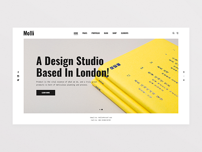 Molli Creative Agency minimal minimalism minimalist ui uiux user interface user interface design userinterface uxdesign web webdesign