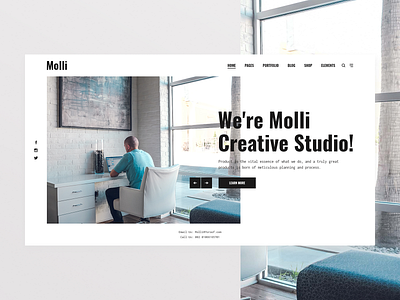 Molli Creative Studio minimal minimalism minimalist ui uiux user interface user interface design userinterface uxdesign web webdesign