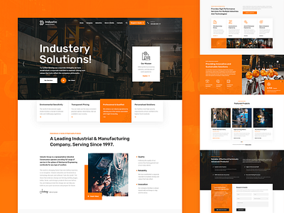 Industic - Factory and Manufacturing WordPress Theme