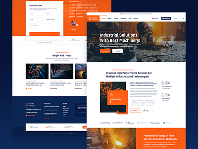 Axima - Factory and Industry WordPress Theme