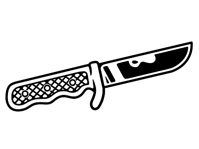 Butter Cutter design illustration knife promo