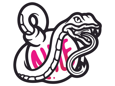 Snake Bomb bomb cartoon design illustration snake