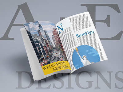 New York Mag blue contemporary design graphic design in design indesign magazine new york nyc photoshop