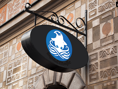 SquidMajic Logo blue brand illustrator logo logo design mockup water