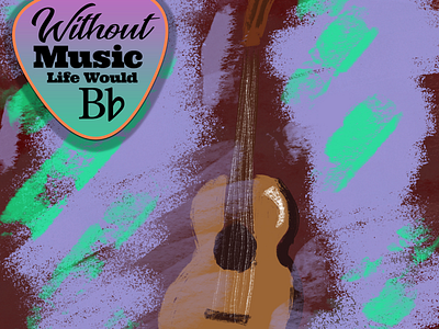 Flat Music Illustration art brush illustration music photoshop