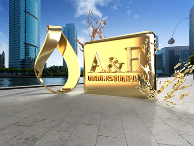 3D in Dimensions 3d adobe ae dimensions gold graphic designer