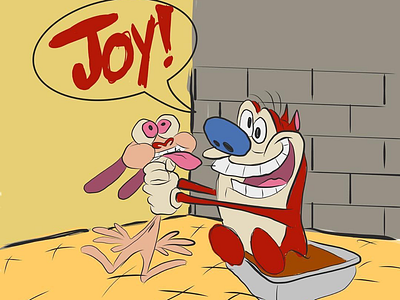 I Love The 90s! apple pencil art graphics i love the 90s illustrator ren stimpy