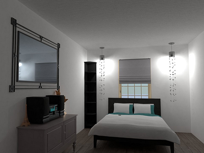 WIP: Interior Design Graphic adobe bedroom graphic design interior design photoshop