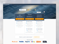SimilarWeb Pricing Page design