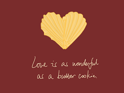 Love & Butter Cookie illustration