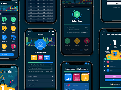 BOWdometer - Archery App User Interface