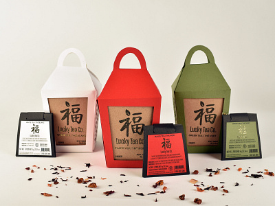 Lucky Tea co - Package Design