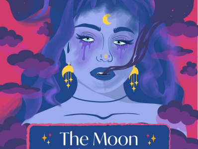 The Moon - Illustration graphic design illustration vector