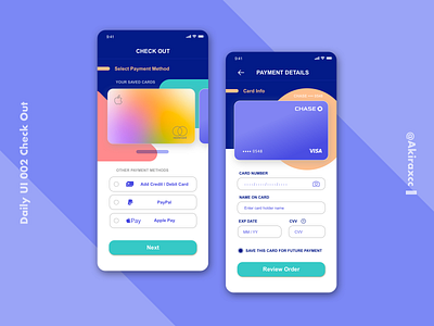 ✨Daily UI - 002 Credit card check out
