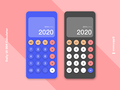 ✨Daily UI - 004 Calculator calculator calculator app calculator design calculator ui dailyui dailyuichallenge number pink ui ui004