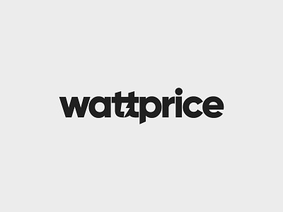 Wattprice Singapore Logo bolt brand branding electricity energy identity logo price singapore symbol thunderbolt watt