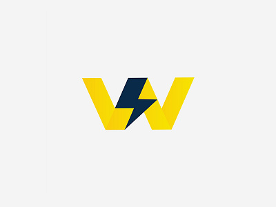 W Logo, Thunder Logo company company branding company logo concept design electricity energetic flat icon logo minimal power sign symbol thunder thunderbolt vector