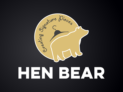 Hen Bear design graphic design illustration logo vector