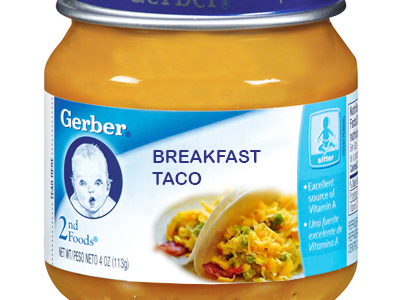 Taco bell sale gerber baby food