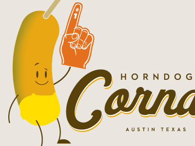 Corn Dog 2 austin corn corndog dog logo texas