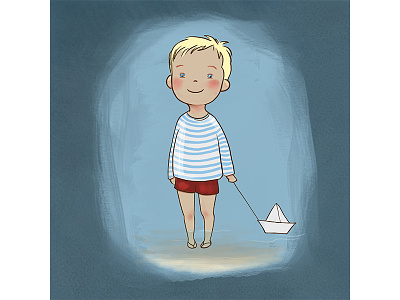 Sea Boy children illustration kids