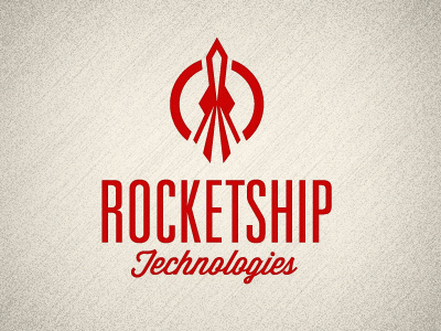 Rocket Tech Logo logo red rocket