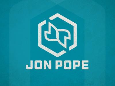 Jon Pope Logo design jon pope jp logo personal logo