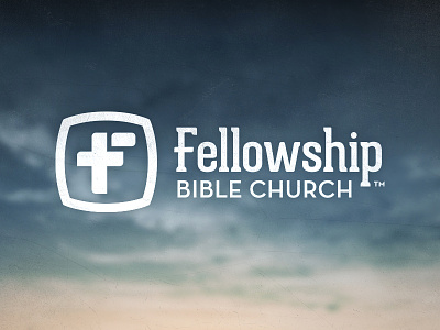 Fellowship Bible Church Logo branding church f fellowship icon logo socialize talk