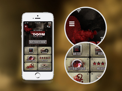 Haunted House Mobile Website haunted house horror mobile