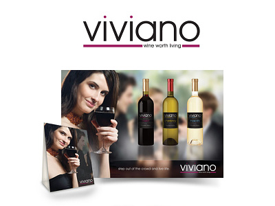 Winery Logo Design and Advertising logo design print design wine