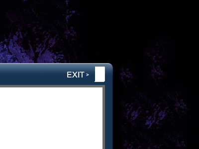 Exit animation animated gif exit button rollover running man