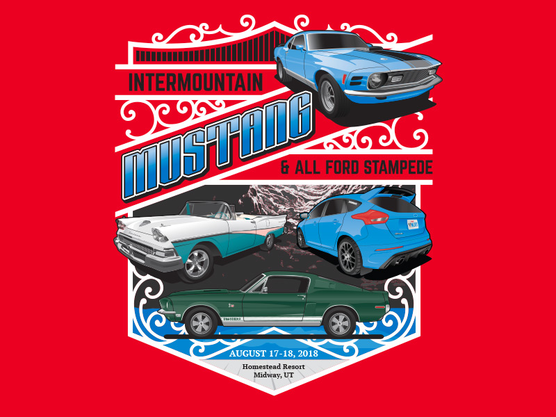 car show t shirt design template