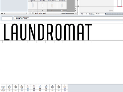 Laundromat in progress design font fonts laundromat letters progress type