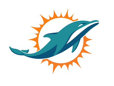 Dolphins Logo Vectorized