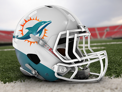 Download Dolphins Helmet Mockup By Tito Goldstein On Dribbble