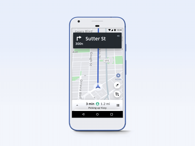 Uber Chat Quick Reply by Tito Goldstein on Dribbble
