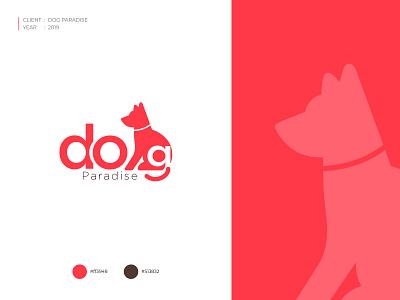 Dog Paradise_Logo art branding design icon illustration logo minimal ui ux vector