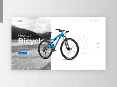 Bicycle Landing Page dashboad dashboard design dashboard ui landing page landingpage product design responsive trend ui ui ux uiux user experience user interface userexperience userinterface ux visual design web design webdesign website design