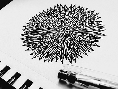 Flowers art draw drawing floraldrawing florals flowers illustration marker optical illusion pattern sketch