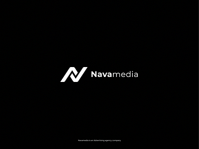 Navamedia brand branding businesslogo debut shot design editorial graphic hello dribbble logo logogram logoletter logotype minimalist logo n new shoot ui ui design uiux