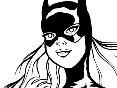 Batgirl Ink batgirl comics illustration