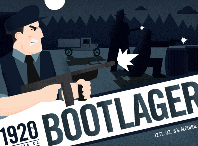 1920 bootlager bootlager bootlegger gangster illustration prohibition vector