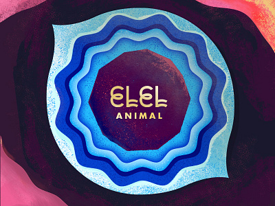 ELEL: "Animal" album art animal cover elel eye indie pop music single