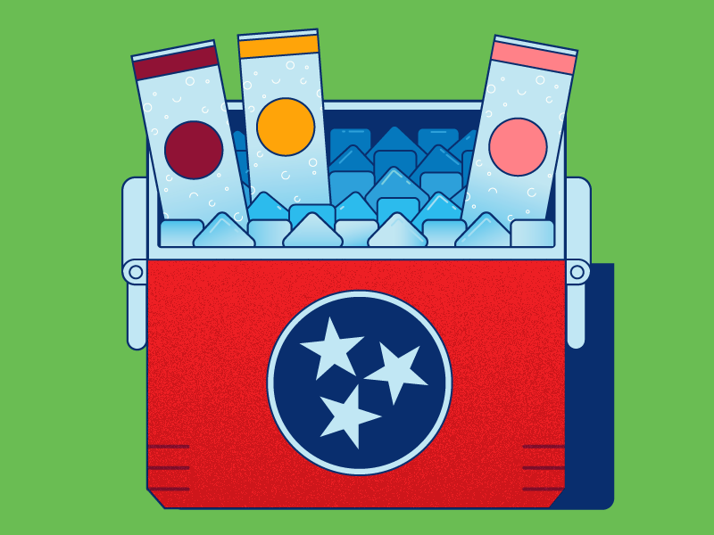 Summer Sneak relax picnic flag outdoors ice tristar refreshment chill tennessee cooler summer southern